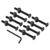 PATIKIL M6 x 50mm Bunk Bed Bolts, 8 Pack Hex