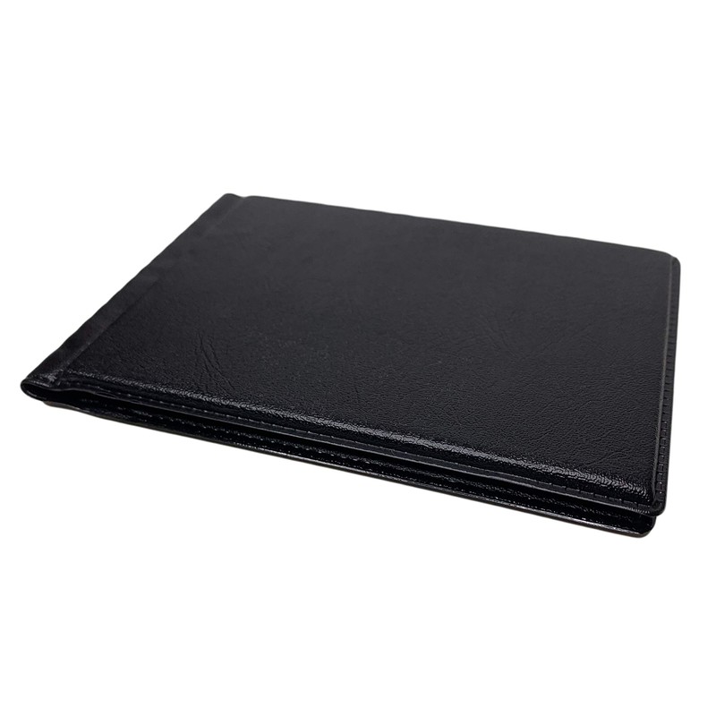 Janrax 20 Pocket Black Name Business Card Holder