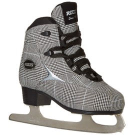 Roces 450557 Women's Model Brits Ice Skate, US 8, White/Silver