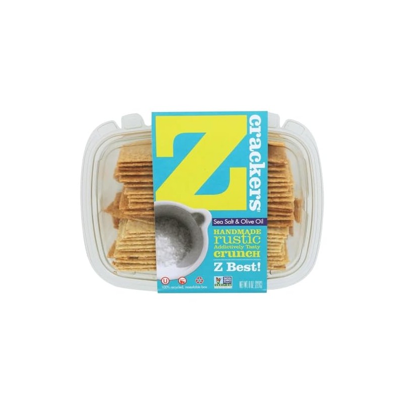 Generic Z Crackers Sea Salt & Olive Oil Cracker Vegan,
