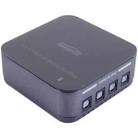 Marmitek 08205 Toslink Audio Splitter with Remote Control, 1 input 4 outputs Anthracite
