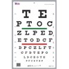 Snellen Linear Spacious Eye Chart with Red Green Bar Visual