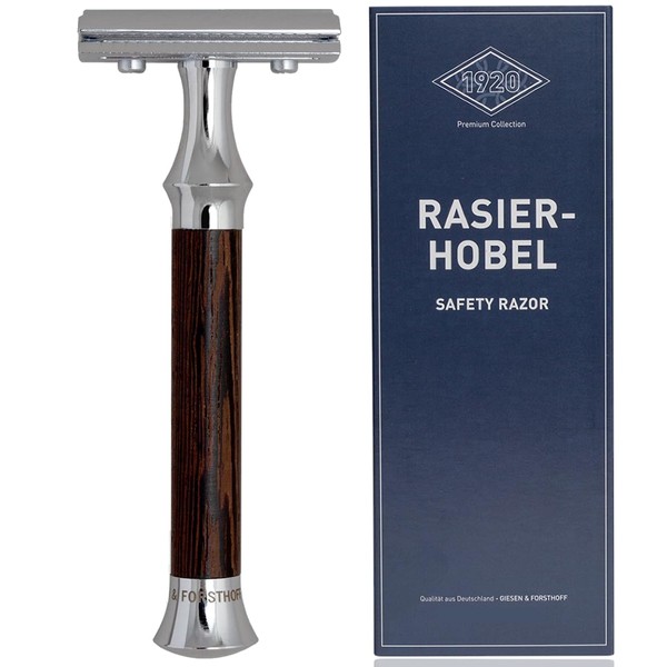 Solingen, Germany, 100 Years Founded in G&F, G&F Personal Shaver: Olive Wood, Comfortable to Shave with the Warmth of Wood, Giesen & Forsthoff Authorized Dealer 1360