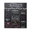 Baby Milestone Chalkboard, Monthly Milestones for Baby, 11.5x14.5 Inch Wood
