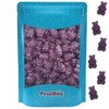Fruidles Grape Gummi Bears Candy, Fruit Flavors Gummies, Allergy Friendly,