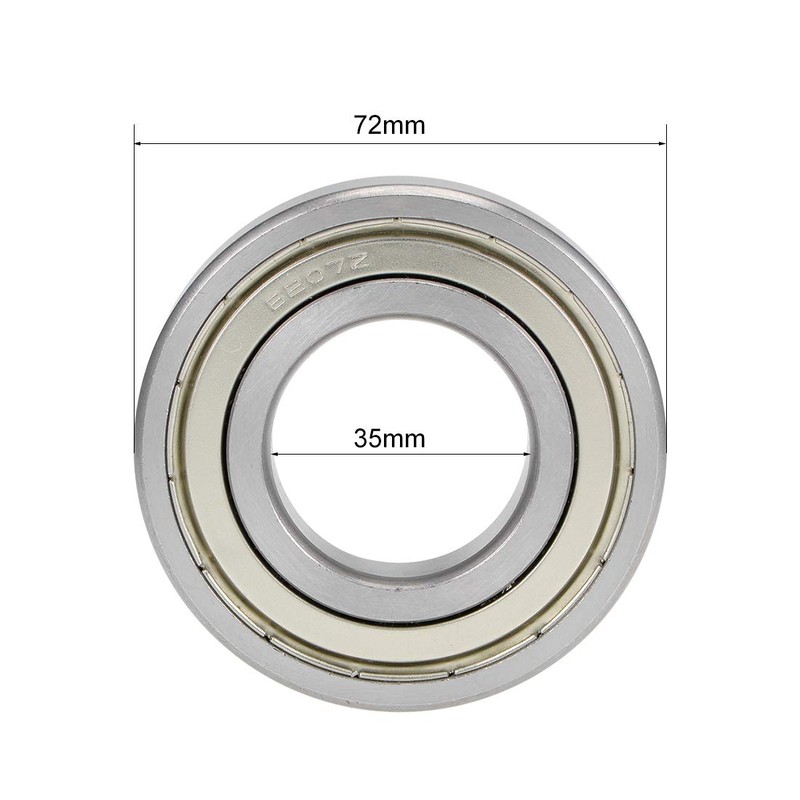 sourcing map 6207ZZ Deep Groove Ball Bearings Z2 35mm X