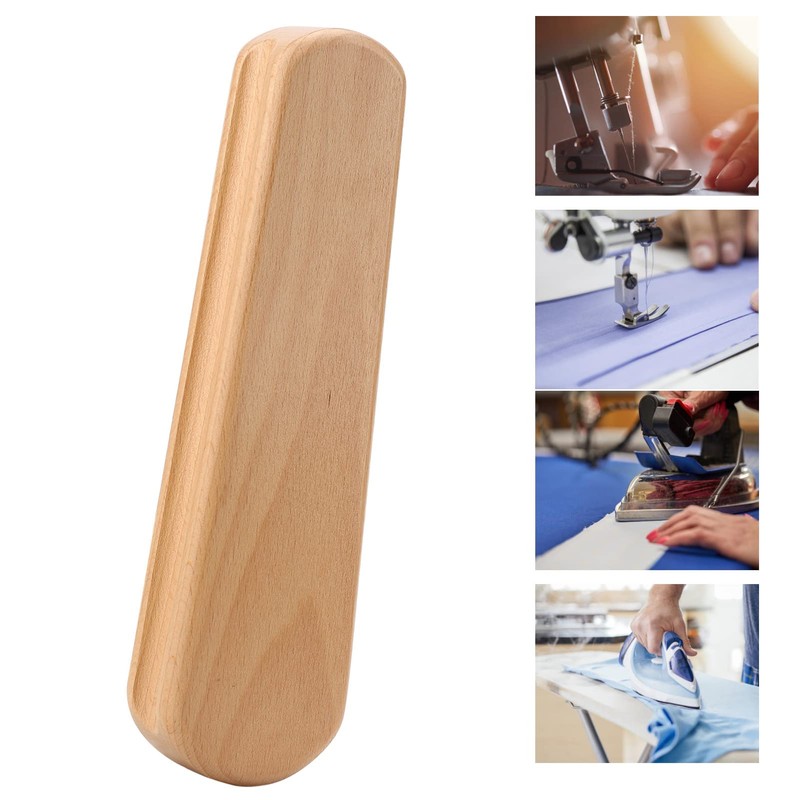 Hztyyier Dressmaking Clapper, Hardwood Tailor Clapper for Sewing, Quilting, Ironing,