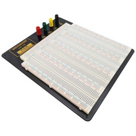 Premium Solderless Breadboard (3,220 Contact Points), 4 Binding Posts, 7 Bus Strips - Includes 140 Piece Jumper Wire Kit by EX ELECTRONIX Express