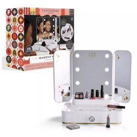 FAO Schwarz Makeup Vanity Mirror Set New With Box