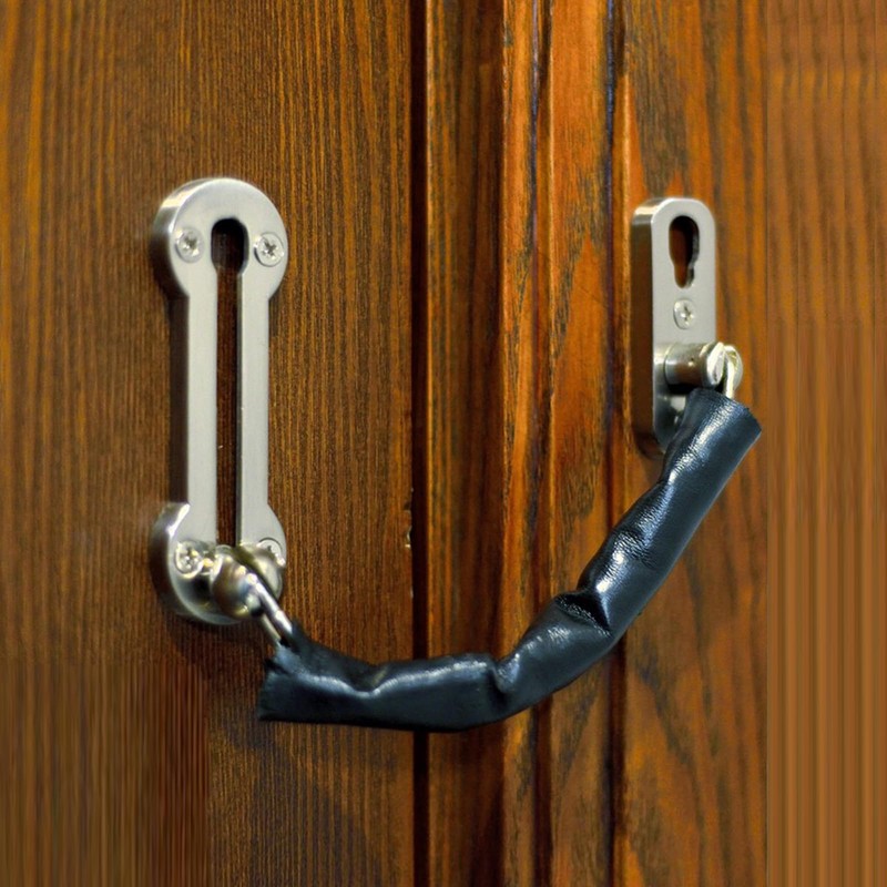 Cisixin Stainless Steel 304 Door Chain, Door Security Chain Lock