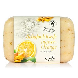Saling - Ginger Orange Sheep Milk Exfoliating Soap 100g