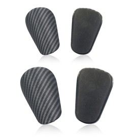 Yamobi 2 Pairs of Football Shin Pads 10 x 6 cm and 8 x 5 cm Extra Mini Shin Pads Children's Football for Teenagers and Adults Protective Equipment