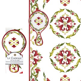 Le Cadeaux Vischio Holiday Collection Melamine Spoon Rest and Tea Towel Set