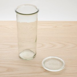 WECK WE784 Mold Shape Glass Canister, 51.0 fl oz (1,550 ml), Diameter L