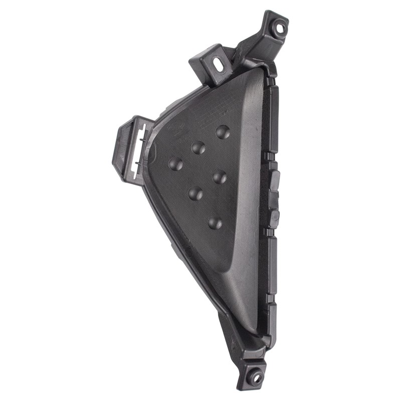 TRQ Front Right Fog Light Hole Cover Black Passenger Side