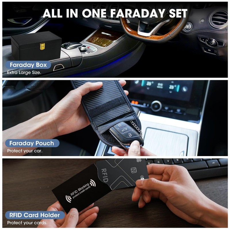 RealPlus | Extra Large | Faraday Box for Car Keys