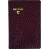 At-A-Glance Crocodile Cover Telephone/Address Book, 5-3/8 x 7-3/4 Inch, Assorted