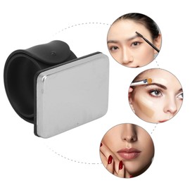 Makeup Mixing Palett Bracelet, Magnetic Makeup Hand Palette Foundation Mixing Tray with Wrist Strap for Makeup Lovers and Professionals