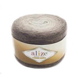 Alize 20% Wool 80% Acrylic Soft Yarn Angora Gold Ombre Batik 1skn 150gr 902yds Thread Crochet Lace Hand Knitting Turkish Yarn (7243)