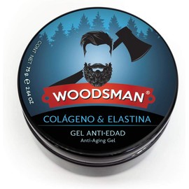 Woodsman - Gel Facial Antiedad Con Colágeno Y Elastina Revitaliza Hidrata Tonifica Rostro (75 gr)