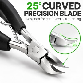 Heavy Duty Stainless Steel Nail Clipper Set – 4-Piece Thick Nail and Ingrown Nail Grooming Kit