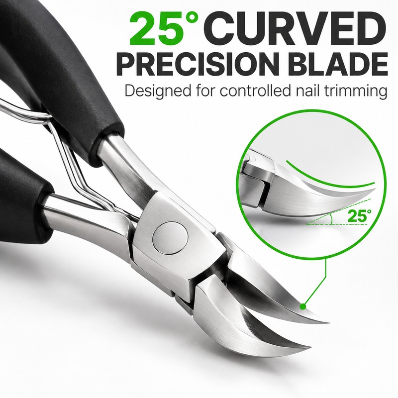 Heavy Duty Stainless Steel Nail Clipper Set – 4-Piece Thick