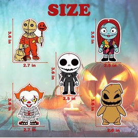 Car Air Fresheners- Horror Car Interior Accessories Hanging Cute Decoration, Fresh Room, For Men Women,Pack of 5