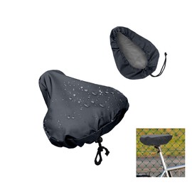 Bicycle Waterproof Saddle Cover Saddle Protector for Electric Bicycles, Rain Protection, Easy Stretch, Oxford Fabric, Dustproof, Weather Resistant, Elastic Design, Black, Lightweight, Portable