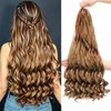 P27/30 French Curly Braiding Hair, Pre Stretched Crochet Hair