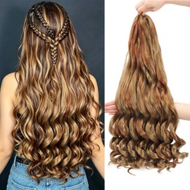 P27/30 French Curly Braiding Hair, Pre Stretched Crochet Hair
