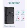 Multi Plug Outlet - Addtam Surge Protector Wall Mount with