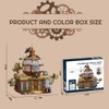 kowkis Steampunk Magic Shop Building Blocks Set with LED,Steampunk World