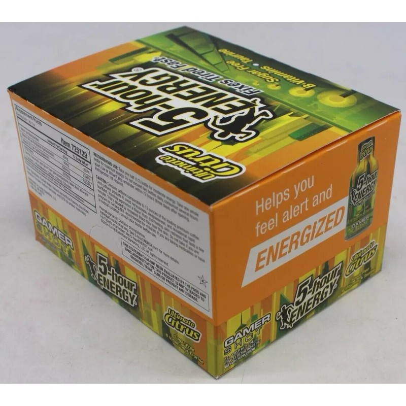5-hour ENERGY 5 Hour Energy Ultimate Citrus Flavor Gamer Shots
