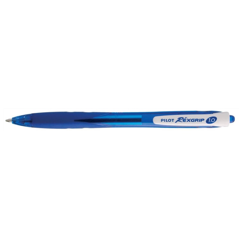 Pilot Rexgrip Ballpoint Pen with Medium Tip 1.0 mm Blue