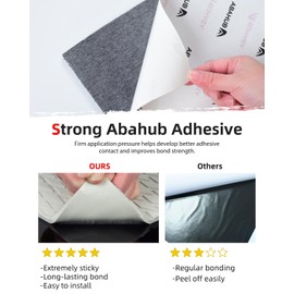 Abahub EVA Foam Boat Decking 96''x23'' Non-Slip Surfboard Traction Pad Grip Mat Self-Adhesive Trimmable Flooring Sheet for Boats SUP Board Kayak Surfing Cool Gray