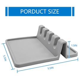 Hongliang Silicone Utensil Holder-Lightweight 94g Kitchen Organizer for Spoons,Spatulas&Chopsticks|Space-Saving Waterproof Storage