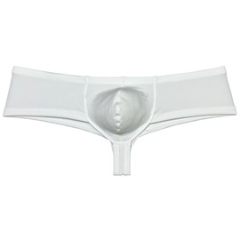 JAXFSTK Mens Half Back Coverage Skimpy Briefs Athletic Underwear Brazilian Bikini Boxer Briefs Skin Feel Micro Fabric Underpants 3-Pack(BMH) M