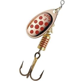 Mepps Aglia N°2 - 4. 5 g - Copper Red Dots