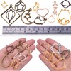 100G(50~70Piece) Open Bezel Pendants Charms Resin Molds Open Back Bezel