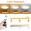 Rechargeable Motion Sensor Ceiling Light, No Wiring Closet Light Battery