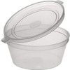 encase 50 X 2oz Sauce Pots with Hinged Lids Round