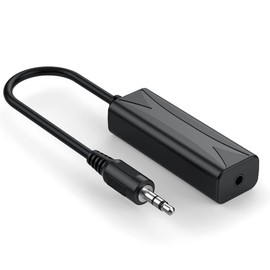 Lyaciomn 3.5mm Audio Noise Isolator Supply Ground Interference Eliminator Current Acoustic Isolator Speaker Car Audio Isolation