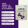 ViBERi Freeze-Dried Organic Blackcurrants 120 g | 100% NZ-Grown Superfruit