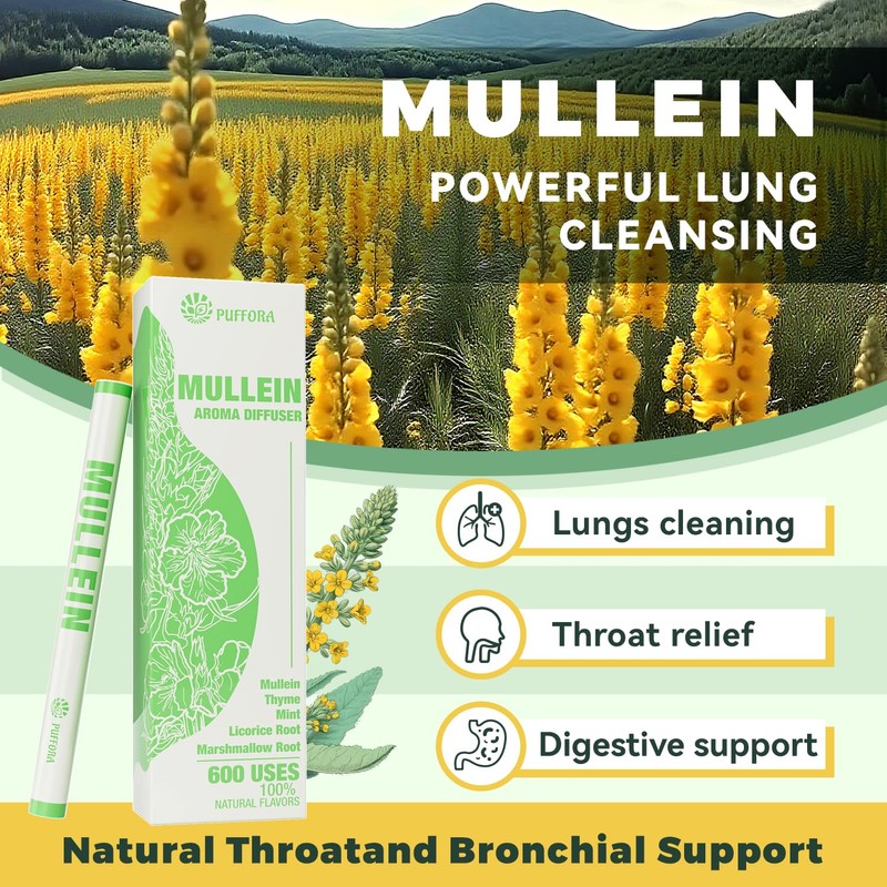 Mullein Herbal Diffuser with Marshmallow Root, Licorice Root, Thyme &