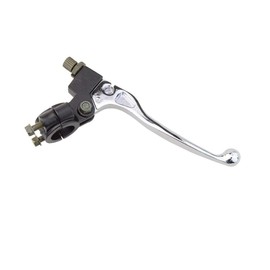 Chanoc Clutch Lever Assembly Handlebar Lever for 50cc 70cc 90cc 110cc 125cc Dirt Bike Pit Bike (Silver)