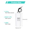 sourcing map 2 Pcs CBB60 Running Capacitor, 90uF 450V 2