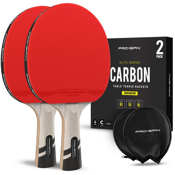 PRO SPIN Ping Pong Paddles - Professional Level Table Tennis