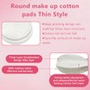 Cotton Rounds 150 almohadillas desmaquillantes en caja, hipoalergénicas, sin pelusas,