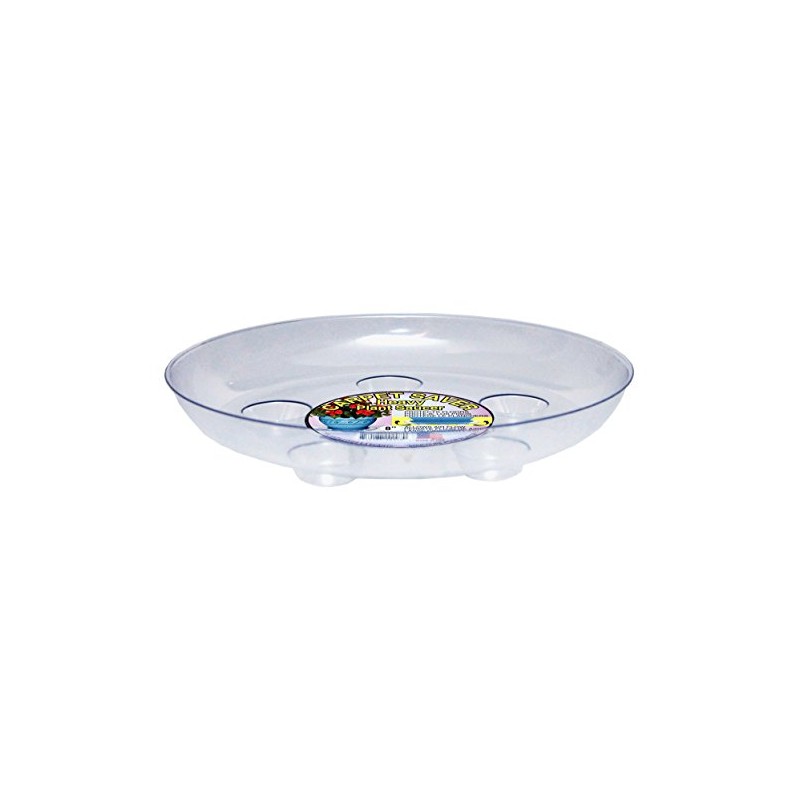 CWP DS-800 Heavy Gauge Footed Carpet Saver Saucer, 8-Inch Diameter,