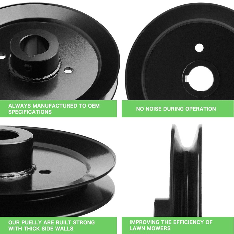 033-6004-00 Deck Spindle Pulley 6-1/4" Compatible with Bad-Bo y ZT,